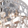 Maxax 15" Black/Chorme Crystal Flush Mount Ceiling Light - 4 of 4