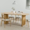 Dovelina Oval Dining Table Curved Leg Kitchen Table - 2 of 4