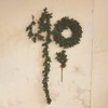 Storied Home Faux Boxwood Stem with Red Berries, Natural - 2 of 2