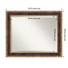 Amanti Art Ridge Beveled Framed Bathroom Vanity Wall Mirror - 3 of 4