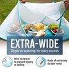 Impresa [3 Pack] Extra Large Tabletop Folding Mesh Food Tent with Easy Access Opening - Wind Resistant Collapsible Food Cover - 4 of 4