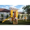 Avenlur Outdoor Swing Set: Clubhouse, slide, rock climbing wall, 2 swings, and more! Perfect for toddlers and kids ages 3-11 - 3 of 4