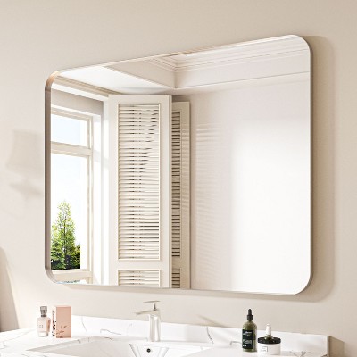 Aluminum Framed Bathroom Mirror