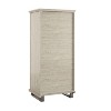 24'' Chest with 5 Drawers Beige - Accent Furniture: Festivo Vertical Dresser, MDF Frame, Easy-Glide - 4 of 4