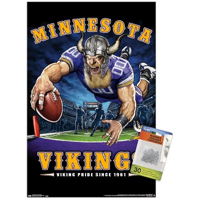 Trends International Nfl Minnesota Vikings - Kirk Cousins 18 Unframed Wall  Poster Prints : Target