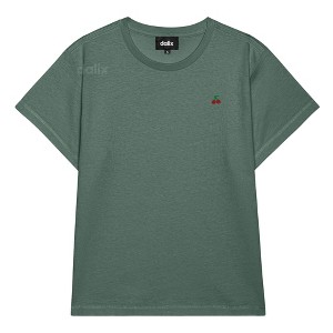 Dalix Womens Lil Cherry Lightweight High Waisted Tee - 1 of 4