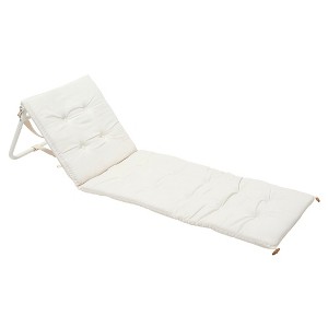 Sunnylife: Reclining Beach Chair - Casa Cream, Lay Flat & Adjustable Backrest - 1 of 4