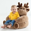 Trend Lab Moose Plush Character Kids' Chair: Brown, Meets CPSC & ASTM Standards - 4 of 4