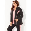 Catherines Women's Plus Size Glam French Terry Active Jacket - 4 of 4