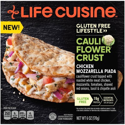 Life Cuisine Frozen Chicken Mozzarella Piada - 6oz