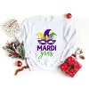 Simply Sage Market Mardi Gras Mask Sweatshirt - 3 of 4