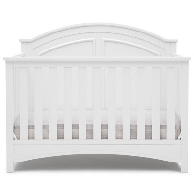 Delta Children Perry 6-in-1 Convertible Crib, Greenguard Gold Certified - Bianca White