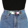 INSPIRE CHIC Women's Clear Transparent Square Buckle Waist Belts - 4 of 4