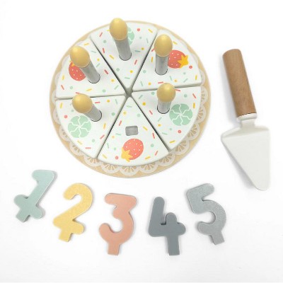 Toysters Birthday Cake Play Set Pretend Play Kitchen Toy Playset For Girls & Boys