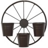 The Lakeside Collection Wagon Wheel Fence or Planter - Planter - 2 of 3