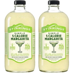 Stirrings Simple 5 Calorie Margarita Cocktail Mix 750ml Bottles - Real Juice No Preservatives - Drink Mixer - 1 of 4