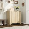 Whizmax Fluted Buffet Sideboard Cabinet with Storage, Kitchen Storage Cabinet with Adjustable Shelves, Coffee Bar Cabinet for Kitchen, Living Room - 2 of 4