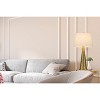 Cal Lighting Cusago metal table lamp with taper hardback drum shade - 2 of 4
