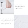 300 Thread Count Rayon From Bamboo Sheet Set, Cooling Bed Sheets with 16" Deep Pocke - 4 of 4