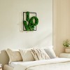 Gulches LOVE Moss Letter Metal Wall Art - Eco-Friendly & Artistic Home Decor - 3 of 4