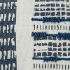 20"x20" Irregular Geometric Striped Polyester Filled Pillow Navy - Donny Osmond Home: Cotton Canvas, Zippered, Indoor Use - 2 of 4
