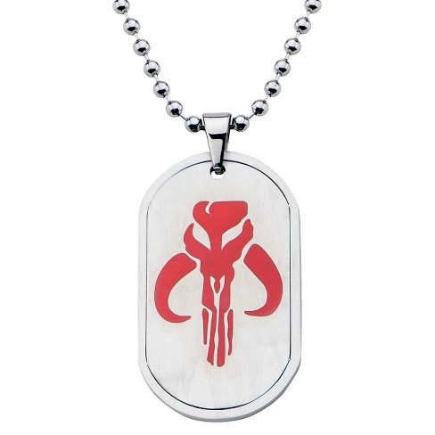 Men's Stainless Steel Fleur De Lis Dog Tag Chain Necklace : Target