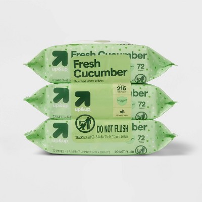 Fresh Cucumber Baby Wipes - 216ct - up&up™