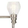Kichler Lighting Greeier 4 - Light Vanity in  Brushed Nickel - 4 of 4