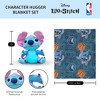 NBA Spin Stitch Hugger Pillow & Silk Touch Throw Blanket Set 40x50 Inches - 4 of 4