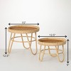 12.5"H Sullivans Bamboo Boho Designer Riser Set of 2, Natural - 4 of 4