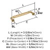 Amerock Coble Pull for Cabinets, Drawers, and Furniture - 3 of 4