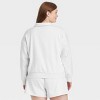 Women's Leisure Studio Long Sleeve Fleece Polo Shirt - Universal Thread™ - 2 of 3