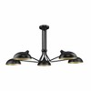 Z-Lite Bellamy 5 - Light Semi-Flush Mount in  Matte Black - 2 of 4