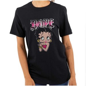 Retro Betty Boop Cartoon Dope Womens Graphic T Shirt Tees Brisco Brands - 1 of 4