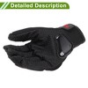 Unique Bargains Motorbike Gloves Breathable Full Finger Glove Nylon Outdoor Gloves 1 Pair - 4 of 4