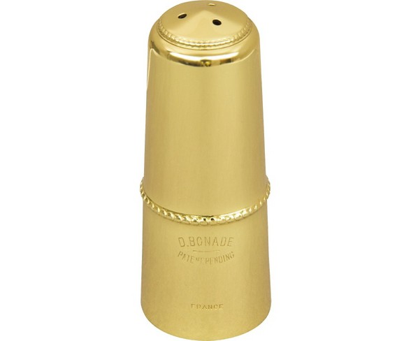 Bonade Alto Saxophone Mouthpiece Cap Gold Lacquer Cap - Regular