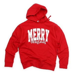 Simply Sage Market Women's Graphic Hoodie Merry Christmas Cursive Bold - 1 of 3
