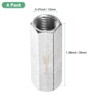 Unique Bargains Nickel Plated Copper One Way Female Threaded Air Check Valve Silver Tone - 3 of 4