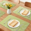 REGALWOVEN Farmhouse Placemats Set of 8 Woven Placemats for Dining Table Decor Indoor Washable Kitchen Table Mat - 2 of 4