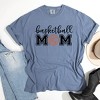 Simply Sage Market Women's Basketball Mom With Ball Short Sleeve Garment Dyed Tee - 3 of 4