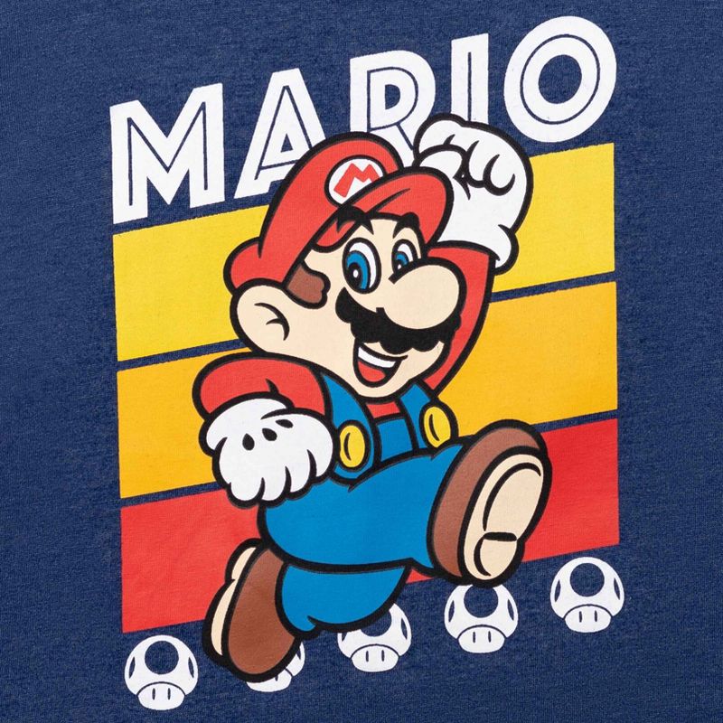 SUPER MARIO Nintendo 2 Pack Graphic T-Shirts Red / Blue / Grey , 3 of 8