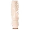 Journee Collection Womens Reice Square Toe Block Heel Ankle Booties - 3 of 4