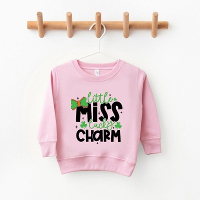 The Juniper Shop Little Miss Lucky Charm Toddler Graphic Sweatshirt