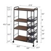 YIYIBYUS 5-Tier Kitchen Storage Shelves Baker's Rack - 4 of 4