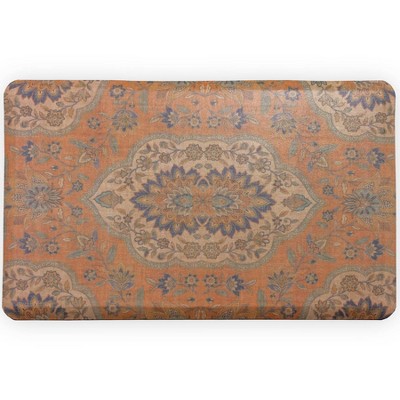 Persepolis Anti-Fatigue Comfort Long Floor Mat Orange - Brewster