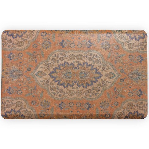 Persepolis Anti-fatigue Comfort Long Floor Mat Orange - Brewster