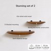 MH London Hutch 24" Set of 2 Wall Mounted Shelves Mango Wood - 3 of 4