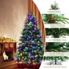 Tangkula Hinged Life-Like Christmas Tree W/ LED Lights Pre-Lit Artificial Xmas Tree W/ PE & PVC Leaves - 4 of 4