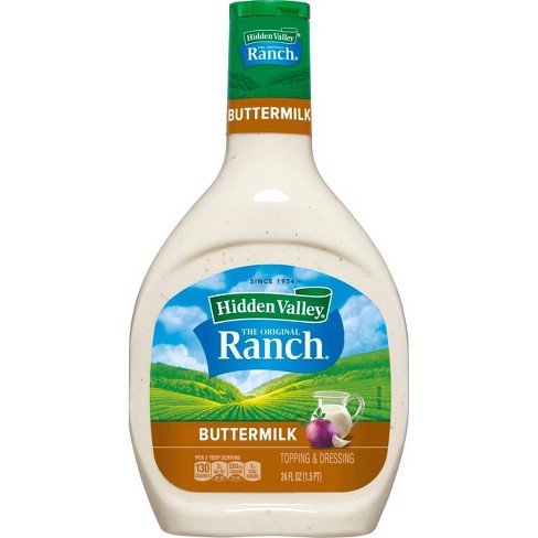 Hidden Valley Buttermilk Ranch Salad Dressing Topping Gluten Free 24 Fl Oz Bottle Target