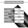 PSBM 4 Rolls 18"x1000' Cast Packing Stretch Film Shrink Hand Wrap (100 Ga) Dark Black - 4 of 4